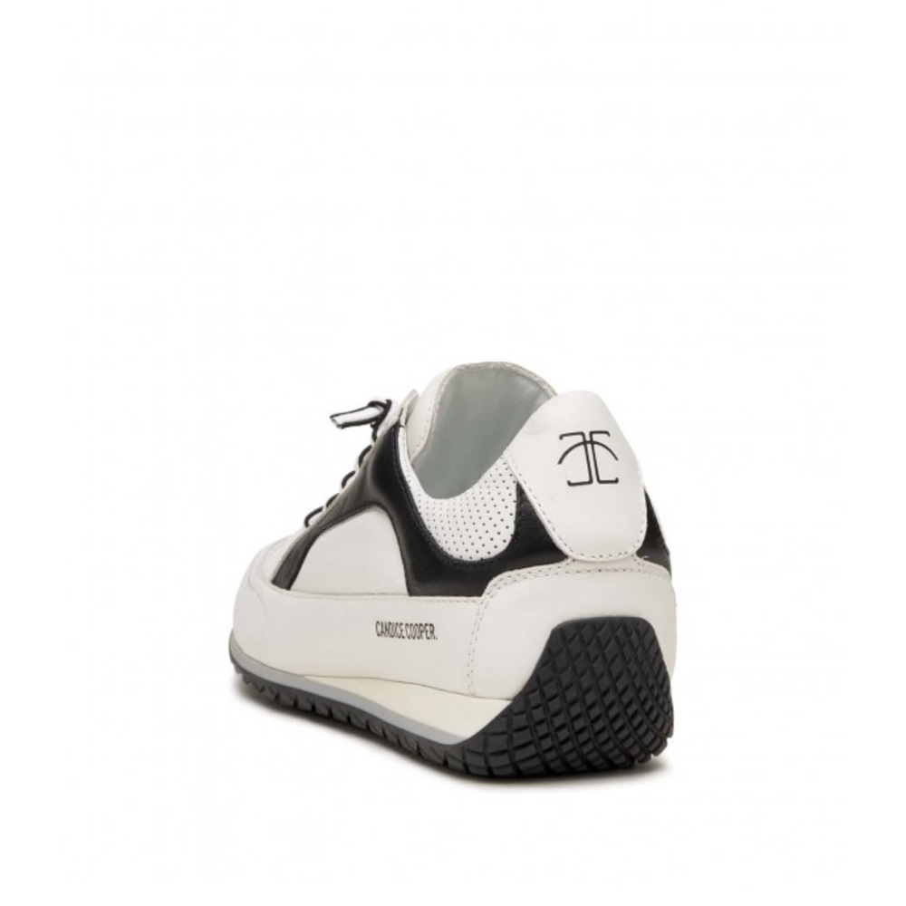 NWT Candice Cooper RUNLO FLASH - Old nappa sneakers - White-Black - Picture 4 of 16